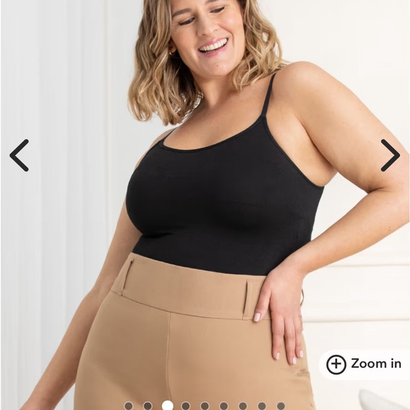 Shapermint Empetua Essentials All Day Every Day Scoop Neck Cami BEIGE SMALL+ XXL - Picture 7 of 16